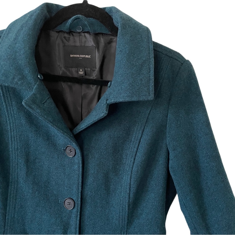 Banana Republic Navy Blue Peacoat - Picture 6 of 12